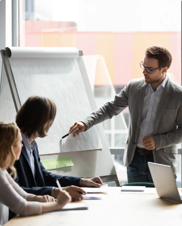 immagine corporate con presentazione