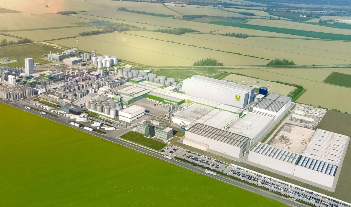 foto aerea stabilimento industriale unigrà