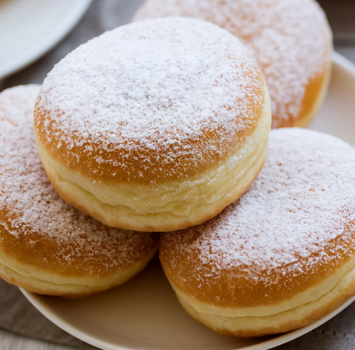 zucchero a velo su krapfen